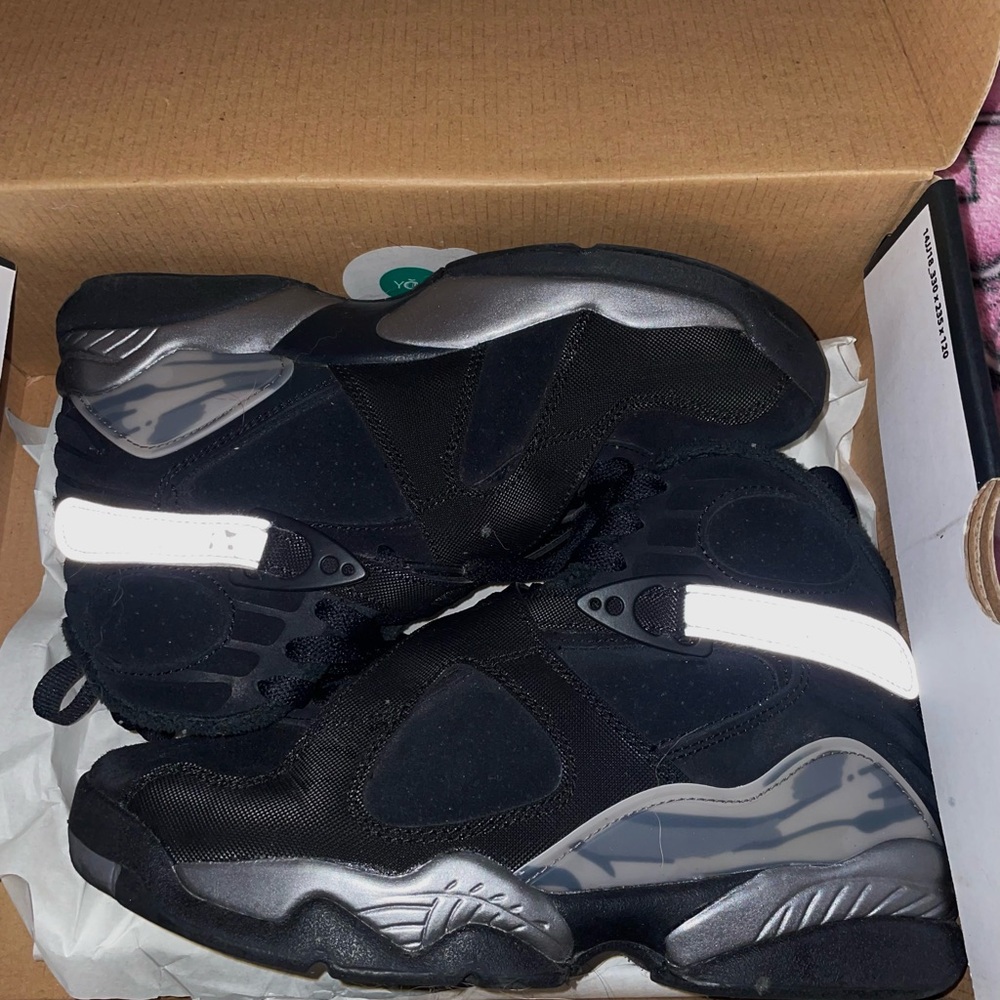 Air Jordan 8 Retro Winterized 'Gunsmoke Grade School - Picture 2 of 3